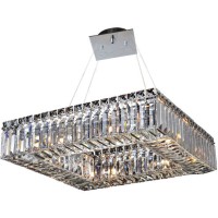 Allegri Quadro Chrome Ceiling Pendant 11710-010-FR001