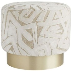 Arteriors Avalon Swivel Ottoman 8139