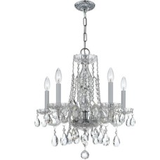 Crystorama Traditional Crystal Chandelier 1061-CH-CL-MWP