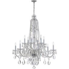 Crystorama Traditional Crystal Chandelier 1112-CH-CL-MWP