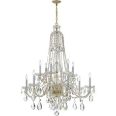 Crystorama Traditional Crystal Chandelier 1112-CH-CL-S