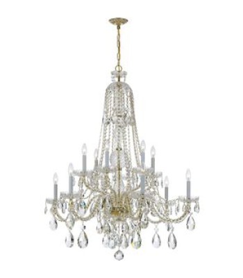 Crystorama Traditional Crystal Chandelier 1112-CH-CL-S