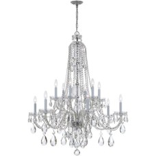 Crystorama Traditional Crystal Chandelier 1114-CH-CL-MWP