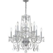 Crystorama Traditional Crystal Chandelier 1130-CH-CL-MWP