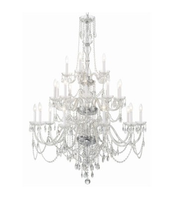 Crystorama Traditional Crystal Chandelier 1156-CH-CL-MWP
