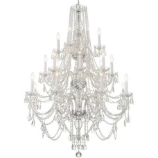 Crystorama Traditional Crystal Chandelier 1157-CH-CL-MWP