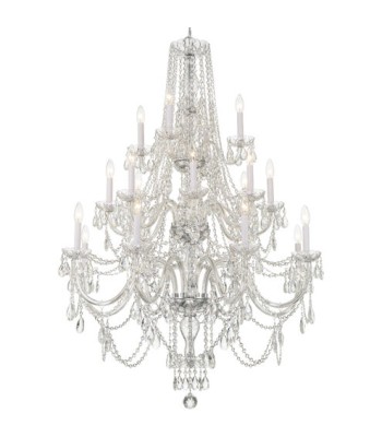 Crystorama Traditional Crystal Chandelier 1157-CH-CL-MWP