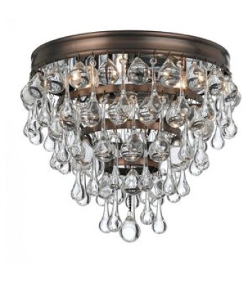 Crystorama Calypso Flush 135-VZ