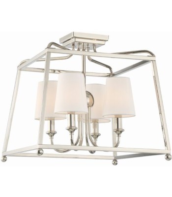 Crystorama Sylvan Semi Flush 2243-PN