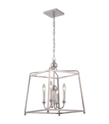 Crystorama Sylvan Mini Chandelier 2245-PN_NOSHADE