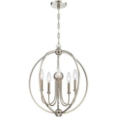 Crystorama Sylvan Chandelier 2247-PN_NOSHADE