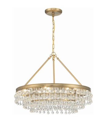 Crystorama Calypso Chandelier 237-VG