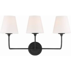 Crystorama Sylvan Bathroom Vanity Light 2443-OP-BF