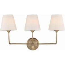 Crystorama Sylvan Bathroom Vanity Light 2443-OP-VG