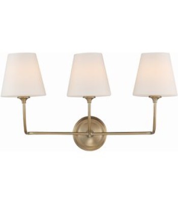 Crystorama Sylvan Bathroom Vanity Light 2443-OP-VG