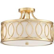 Crystorama Graham Semi Flush 285-GA