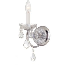 Crystorama Imperial Sconce 3221-CH-CL-MWP