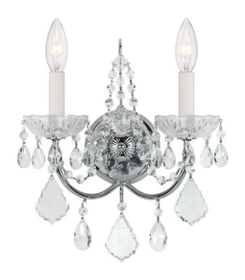Crystorama Imperial Sconce 3222-CH-CL-MWP