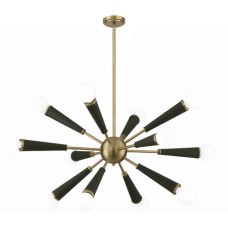 Crystorama Zodiac Chandelier 3812-AG