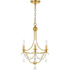 Crystorama Metro Mini Chandelier 423-GA