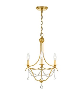 Crystorama Metro Mini Chandelier 423-GA