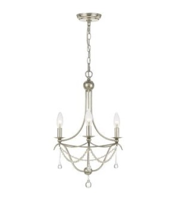 Crystorama Metro Mini Chandelier 423-SA