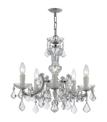 Crystorama Maria Theresa Chandelier 4376-CH-CL-MWP