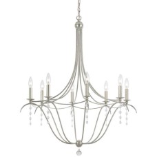 Crystorama Metro Chandelier 438-SA