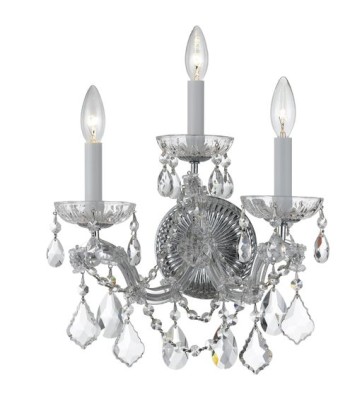 Crystorama Maria Theresa Sconce 4403-CH-CL-MWP