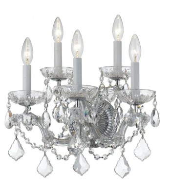 Crystorama Maria Theresa Sconce 4404-CH-CL-MWP