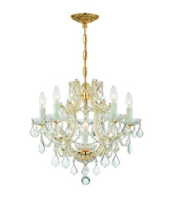 Crystorama Maria Theresa Chandelier 4405-GD-CL-MWP