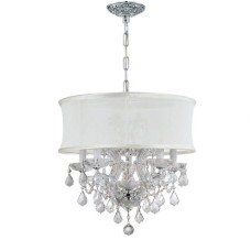 Crystorama Brentwood Chandelier 4415-CH-SMW-CLM
