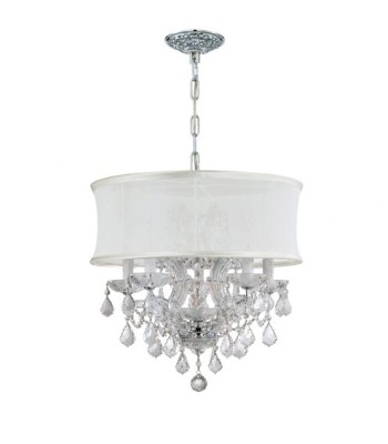 Crystorama Brentwood Chandelier 4415-CH-SMW-CLQ
