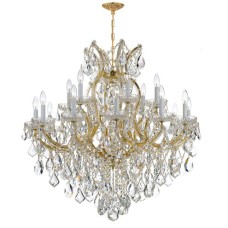 Crystorama Maria Theresa Chandelier 4418-GD-CL-MWP