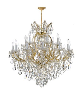 Crystorama Maria Theresa Chandelier 4418-GD-CL-MWP