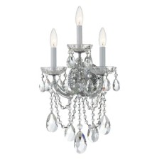Crystorama Maria Theresa Sconce 4423-CH-CL-MWP