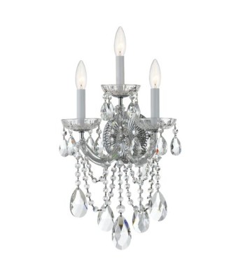Crystorama Maria Theresa Sconce 4423-CH-CL-MWP