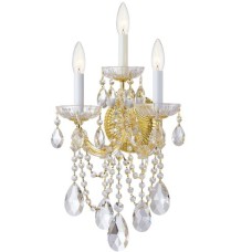 Crystorama Maria Theresa Sconce 4423-GD-CL-MWP