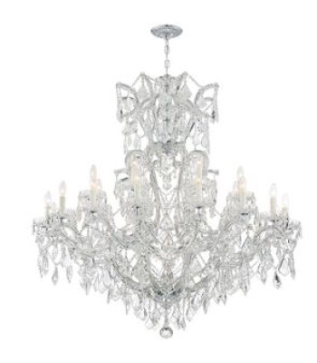 Crystorama Maria Theresa Chandelier 4424-CH-CL-MWP