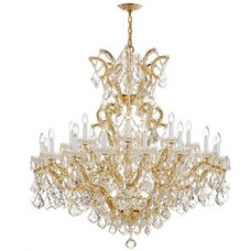 Crystorama Maria Theresa Chandelier 4424-GD-CL-MWP