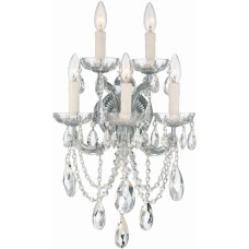 Crystorama Maria Theresa Sconce 4425-CH-CL-MWP
