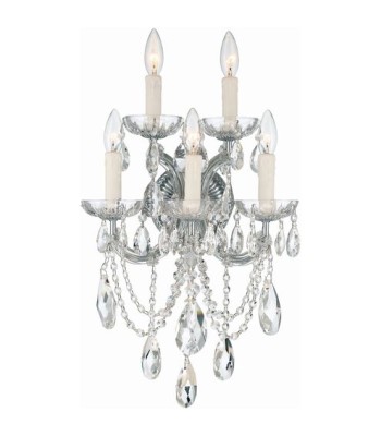 Crystorama Maria Theresa Sconce 4425-CH-CL-MWP