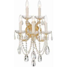 Crystorama Maria Theresa Sconce 4425-GD-CL-MWP
