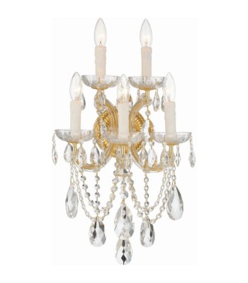 Crystorama Maria Theresa Sconce 4425-GD-CL-MWP