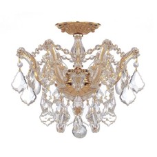 Crystorama Maria Theresa Semi Flush 4430-GD-CL-MWP