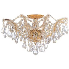 Crystorama Maria Theresa Semi Flush 4437-GD-CL-MWP