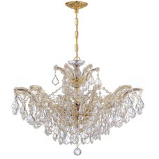 Crystorama Maria Theresa Chandelier 4439-GD-CL-MWP