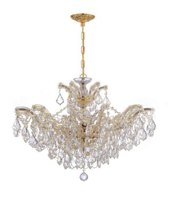 Crystorama Maria Theresa Chandelier 4439-GD-CL-MWP