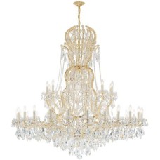 Crystorama Maria Theresa Chandelier 4460-GD-CL-MWP