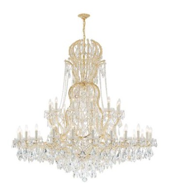 Crystorama Maria Theresa Chandelier 4460-GD-CL-MWP
